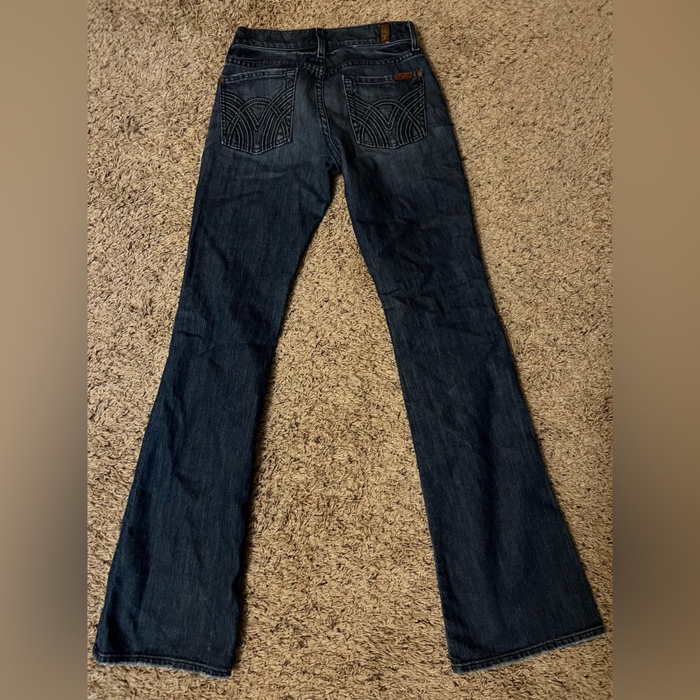 7 for all man kind bootcut jeans size 24